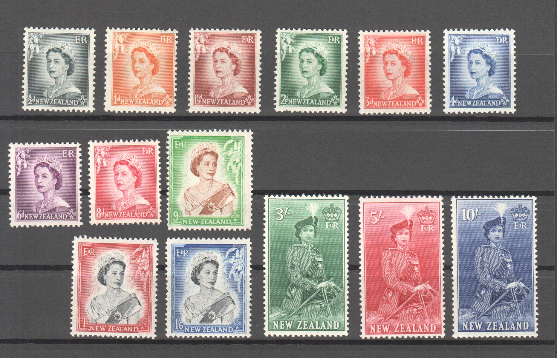 New Zealand Scott 288-301 Mint Set (P) - Click Image to Close