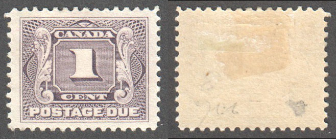 Canada Scott J1 Mint VF (P) - Click Image to Close