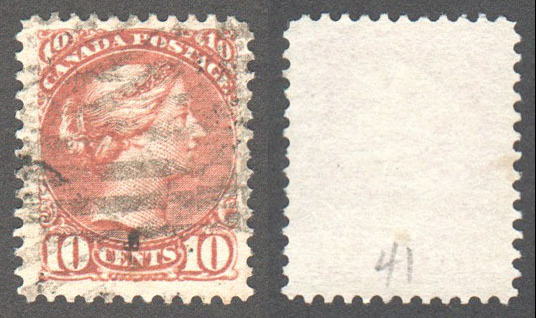 Canada Scott 45 Used VF (P) - Click Image to Close