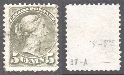 Canada Scott 38a Used F (P) - Click Image to Close