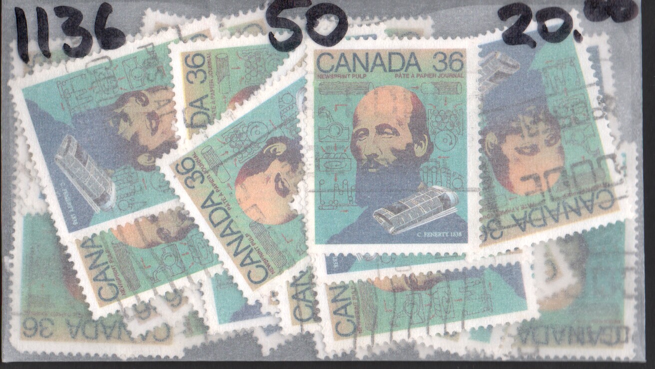 Canada Scott 1136 Used x50 - Click Image to Close